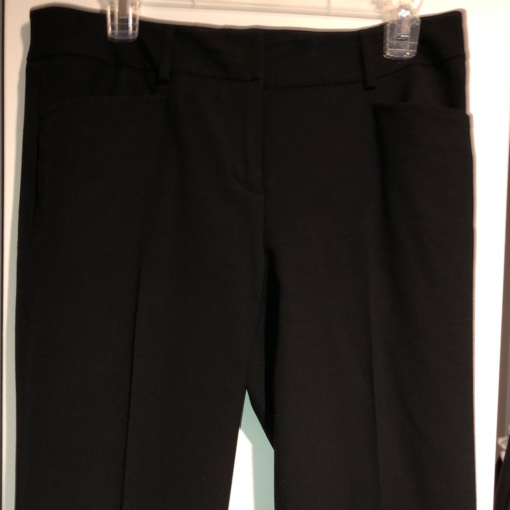 Michael Kors Straight Leg Black Pants Short